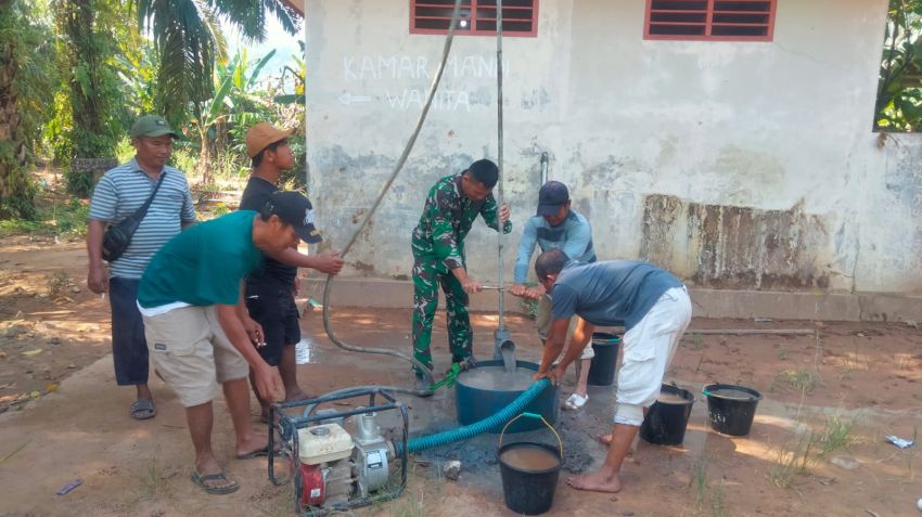 Setetes Air, Sejuta Harapan: Momen Bahu Membahu Satgas TMMD ke-127 Kodim 0212/TS Wujudkan Mimpi Warga Sangkunur
