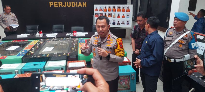 Empat Bulan Terakhir, Polrestabes Medan Ungkap 33 Kasus Perjudian, 62 Tersangka Diamankan