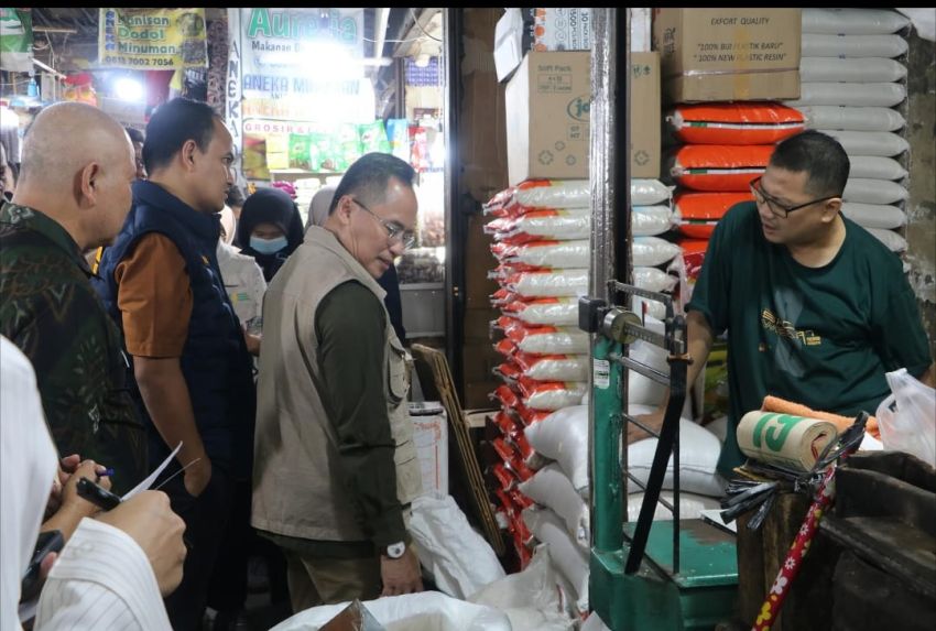 Satgas Pangan Polda Sumut Bersama Bapanas RI Sidak Pusat Pasar Medan, Pastikan Stok dan Harga Bapokting Aman