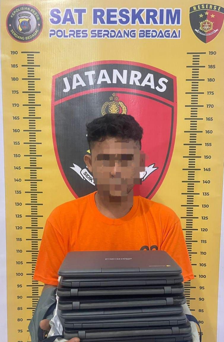 Tak Sampai 1x12 Jam, Sat Reskrim Polres Sergai Amankan Pelaku Pembobol Sekolah