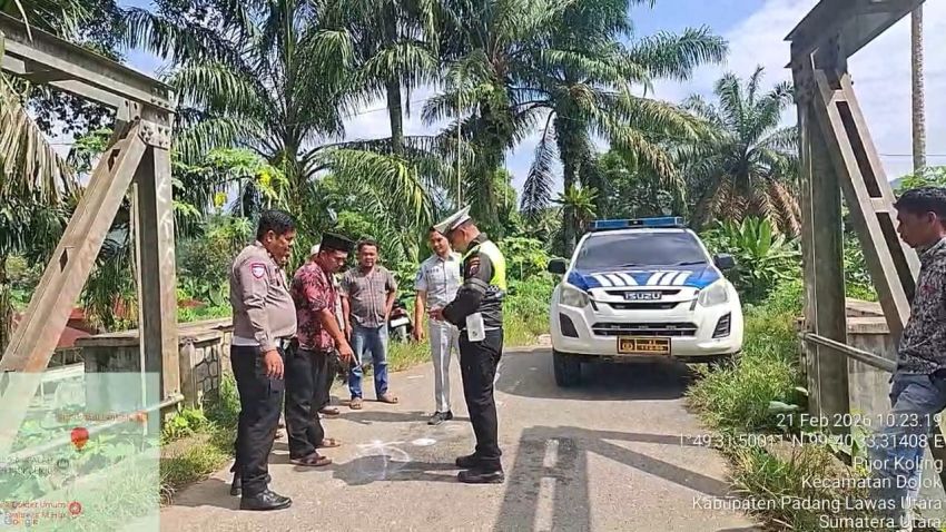 Kecelakaan Tragis! Bocah 5 Tahun Meninggal Saat Menyeberang Jalan di Dolok, Polres Tapsel Lakukan Olah TKP