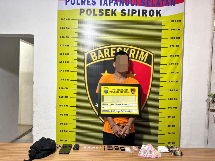 Transaksi Sabu di Jalinsum Sipirok Digagalkan, Pemuda 31 Tahun Dibekuk Polres Tapsel