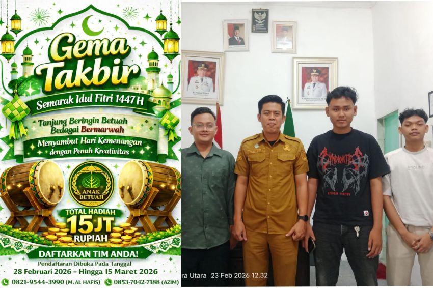 Ahmadi Darma Apresiasi Inisiatif Pemuda, Gema Takbir 1447 H Siap Digelar di Tanjung Beringin