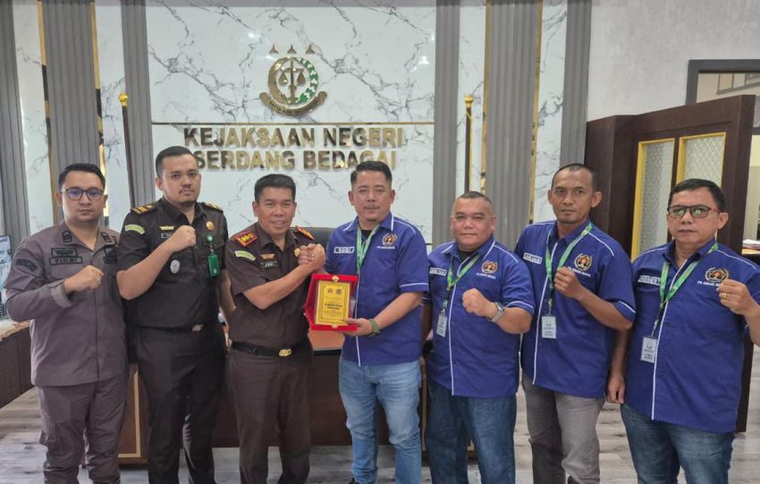 Sambut Kunjungan PWI, Kajari Sergai Harapkan Dukungan Publikasi Kinerja Kejaksaan