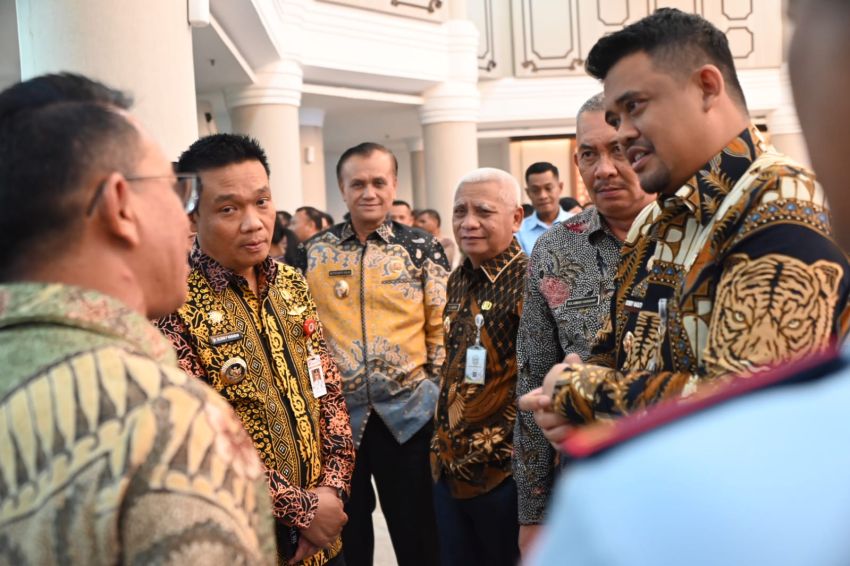 Gubsu Pimpin Rakor HLM TPID, Wabup Pakpak Bharat Turut Hadir