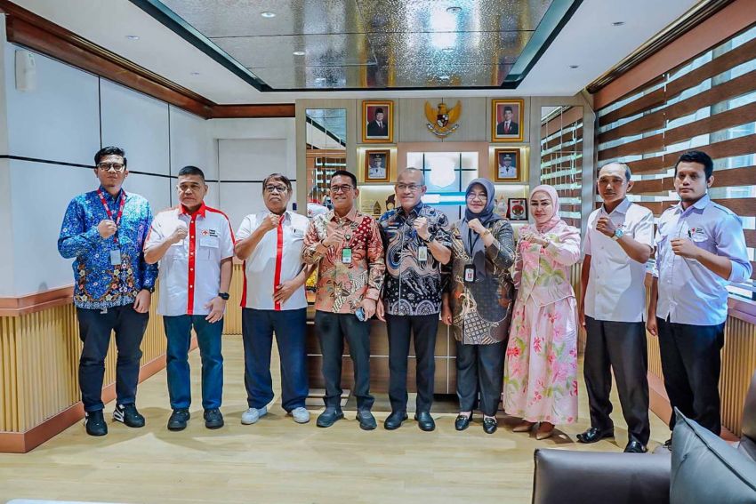 PMI Medan dan Palang Merah Amerika Paparkan Program Ketahanan Panas kepada Pemko Medan