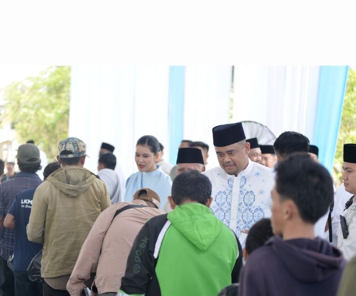 Gubernur Sumut Bobby Nasution Gelar Open House Idulfitri, Ribuan Warga Padati Rumah Dinas