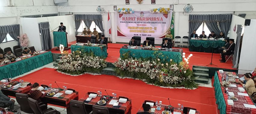 Rapat Paripurna DPRD Dalam Rangka Perayaan Hari Jadi Ke- 27 Kabupaten Toba 2026