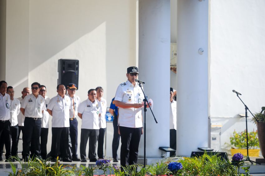 Rico Waas Pimpin Apel Pasca Idul Fitri 1447 H, Ajak ASN &ldquo;Tancap Gas&rdquo; Bangun Kota dan Tingkatan Pelayanan