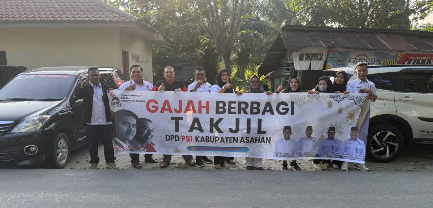 DPD PSI Asahan Berbagi 300 Takjil di 17 Hari Puasa Ramadan 1447 H