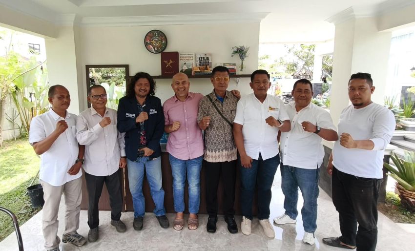 Halal Bihalal JMSI Tabagsel Bersama Ketua Gerindra Padangsidimpuan,Rusydi Nasution : Perkuat Wadah Media Lokal Yang Profesional
