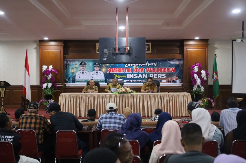 Silaturahmi, Wali Kota Tanjungbalai Ajak Insan Pers Dukung Visi Tanjungbalai EMAS