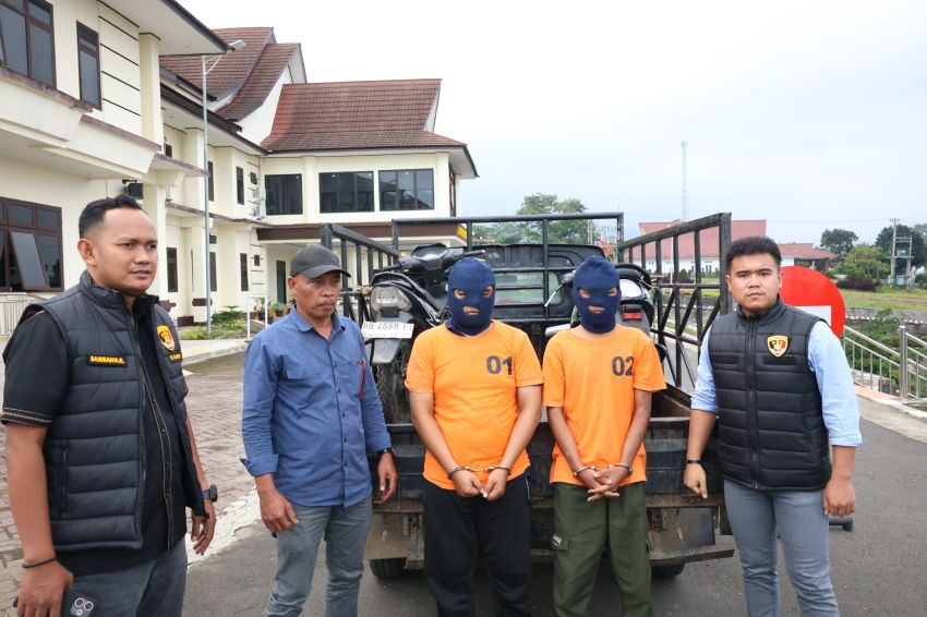Curi Motor Petani di Tapanuli Selatan, Dua Pelaku Ditangkap Setelah Dikejar Warga