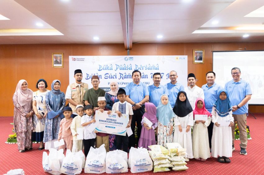 Ramadhan Penuh Berkah, PLN UIP SBU Buka Puasa Bersama Karyawan, Awak Media, Tenaga Alih Daya Dan Anak Yatim Dhuafa