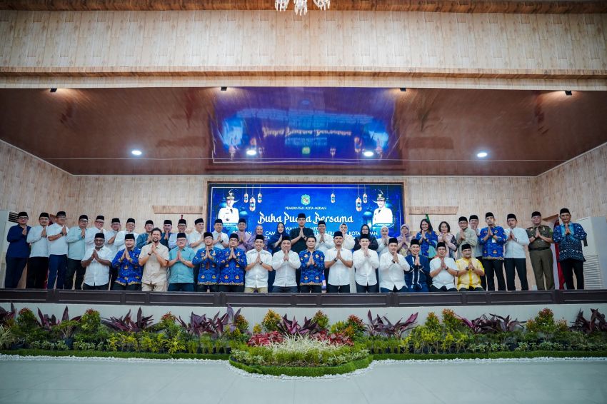 Kebersamaan Kuatkan Pengabdian, Pemko Medan Gelar Buka Puasa Bersama di Penghujung Ramadan
