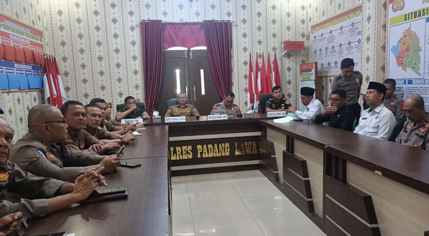 Kapolres Padang Lawas Pimpin Rakor Lintas Sektoral, Pastikan Operasi Ketupat 2026 Siap Amankan Idul Fitri 1447 H