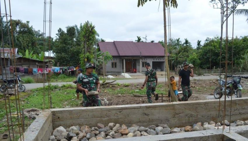 Bukan Main! Rumah Impian Pak Anton Akhirnya Terwujud di Tangan Satgas TMMD ke-127 Kodim 0212/Tapsel