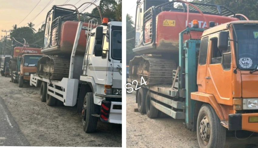 Polda Sumut Amankan Dua Ekskavator Diduga untuk Tambang Emas Ilegal di Mandailing Natal, Sempat Terjadi Intervensi