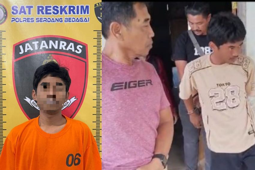 Satreskrim Polres Sergai Amankan Pelaku Curanmor, Akui Beraksi di 25 TKP