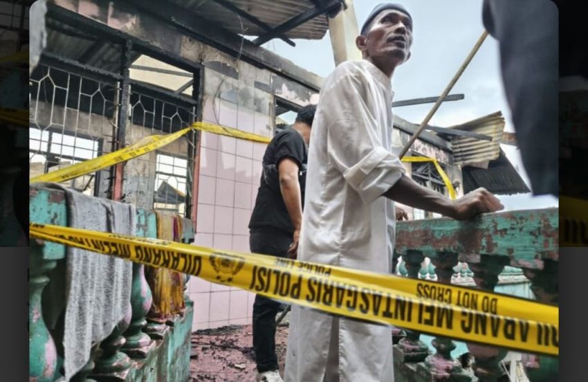 Kebakaran di Lorong I Kel Hamdan Maimun 5 Rumah Penduduk Ludes Jadi Abu.