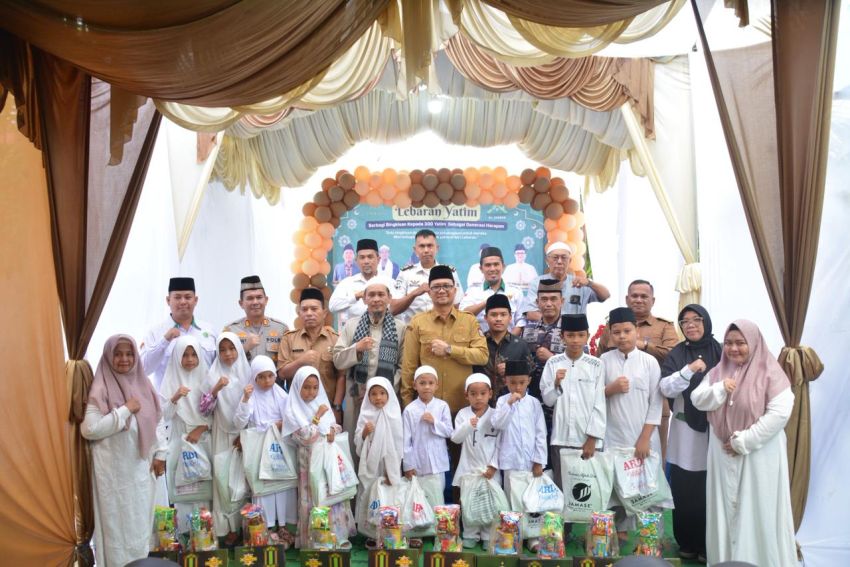 Wakil Wali Kota Tanjungbalai Hadiri Penyaluran Bingkisan Lebaran untuk 300 Anak Yatim