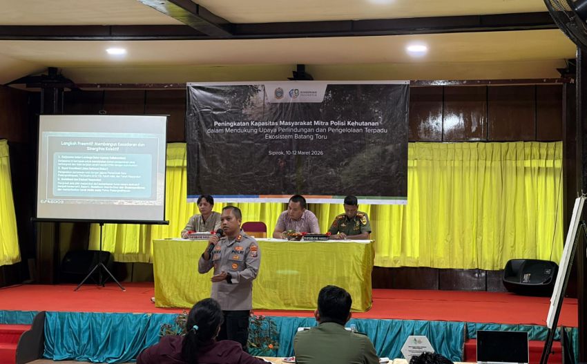 Jaga Ekosistem Batang Toru, AKBP WIRA PRAYATNA Paparkan Strategi Teknologi Lawan Kejahatan Hutan