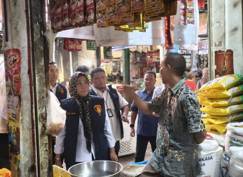 Satgas Pangan Polda Sumut Sidak Pasar Sei Sikambing, Harga Minyakita Terpantau Masih Sesuai HET