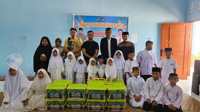 Berbagi di bulan Ramadhan, Sat Narkoba Berikan Tali Asih Di Rumah Yatim Beringin*