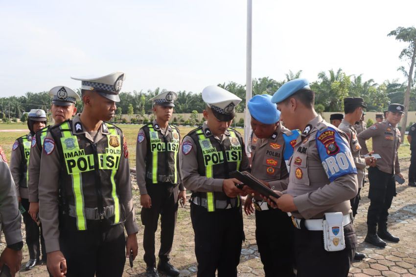 Disiplin Diperketat! Ops Gaktibplin di Polres Padang Lawas Tegaskan Komitmen Bersih Narkoba