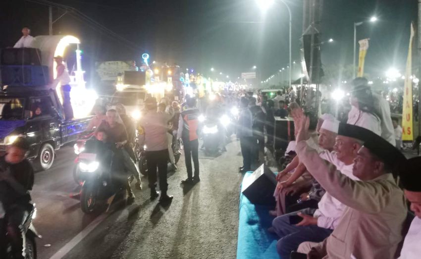 Malam Idul Fitri 1447 H Sergai: Tradisi Pawai Miniatur Masjid Tanjung Beringin Tampil Memukau di Tingkat Kabupaten