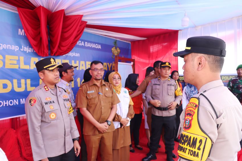 Jelang Lebaran 2026, AKBP Dr. Wira Prayatna Sidak Pospam dan Posyan Padangsidimpuan, Ini Hasilnya