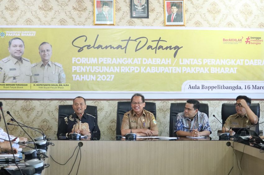 Ketua DPRD Pakpak Bharat Hadiri,Penyusunan RKPAD Tahun 2027