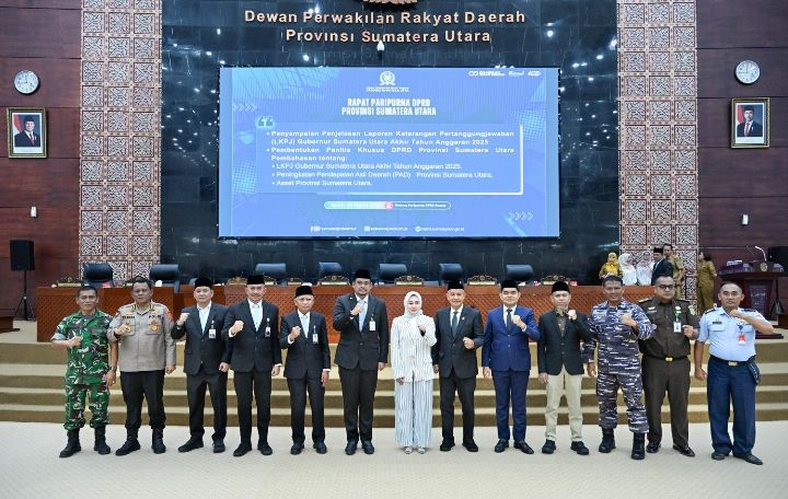 Sampaikan LKPJ 2025 ke DPRD,  Bobby Nasution Paparkan Peningkatan Makro Ekonomi Sumut