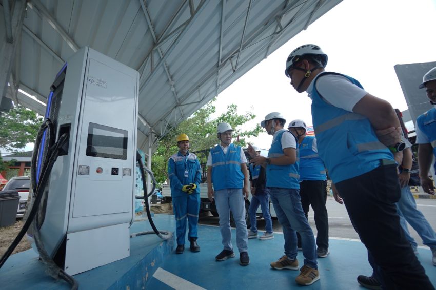 Spontan Mudik Pakai Mobil Listrik, PLN UID Sumatera Utara Pastikan Kesiapan SPKLU di Jalur Strategis