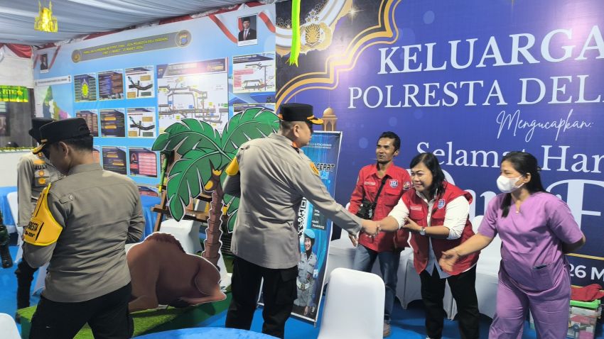 Ops Ketupat Toba 2026, Kapolresta Deli Serdang Tinjau Langsung Pos PAM, Pos Yan dan Pos Terpadu