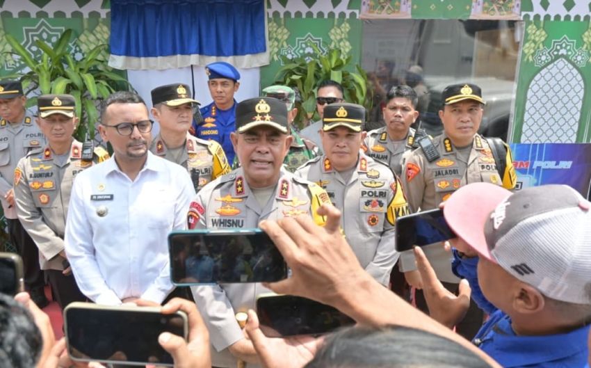 Kapolda Sumut Cek Arus Mudik di Labusel, Pantauan Real Time Andalkan Google Maps dan CCTV