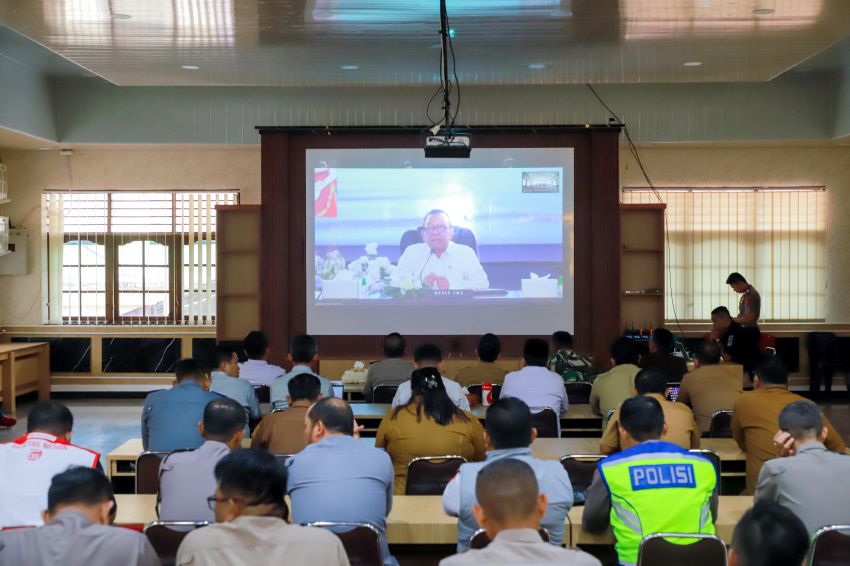 Rakor Lintas Sektor Bidang Opsnal Tingkat Menteri dalam rangka Kesiapsiagaan Pelaksanaan Oprasi Ketupat 2026 melalui zoom meeting