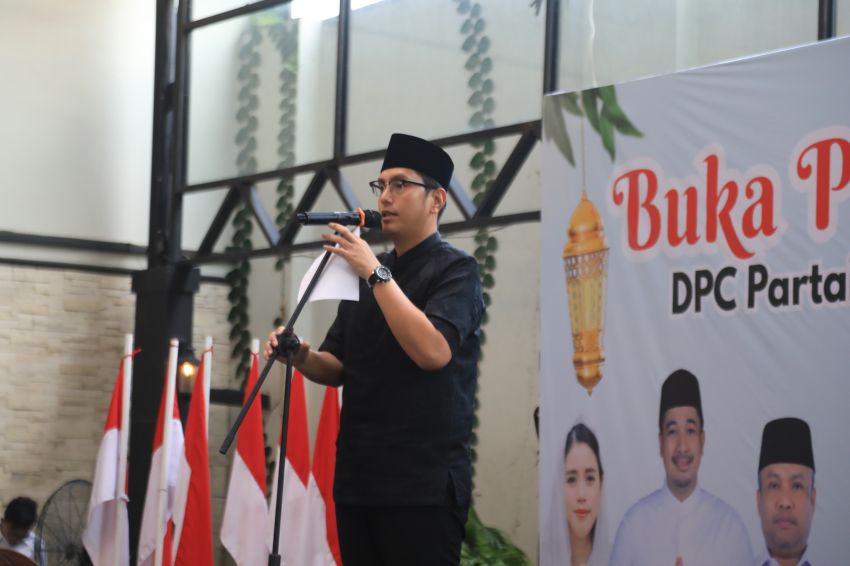 Di Bukber Gerindra, Rico Waas Tegaskan Komitmen Jalankan Program Presiden Prabowo di Kota Medan