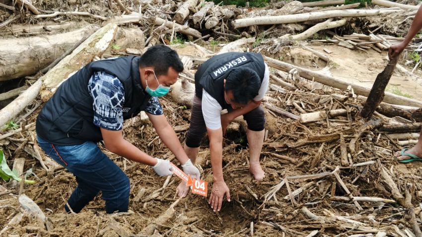 Misteri Korban Hilang Banjir Garoga Mulai Terjawab, Kerangka Manusia Ditemukan di Pinggir Sungai Batangtoru