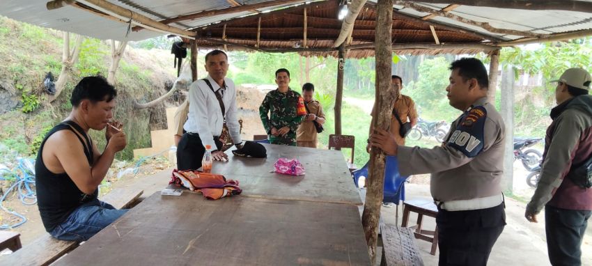 Polresta Deli Serdang Tegas Berantas Perjudian, Polsek bangun Purba Lakukan Sweeping