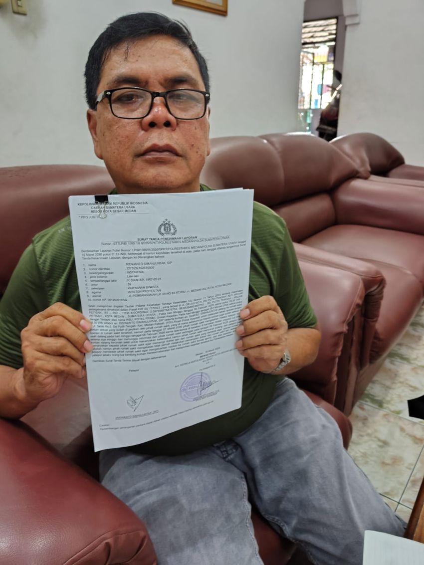 PROLETAR LAPORKAN RS.ROYAL PRIMA KE POLRESTABES MEDAN"