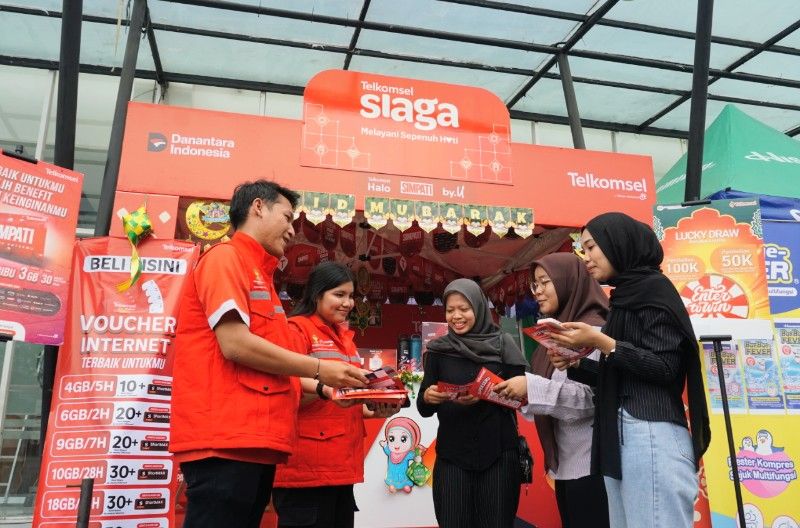 Posko SIAGA Layanan Telkomsel Selama Periode Mudik di Medan dan Sekitarnya