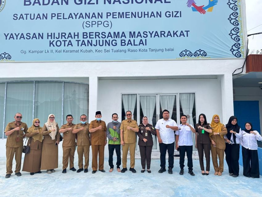 Wakil Wali Kota Tanjungbalai Sidak Dapur SPPG, Minta Standar Kebersihan dan Kandungan Gizi Menu Ditingkatkan