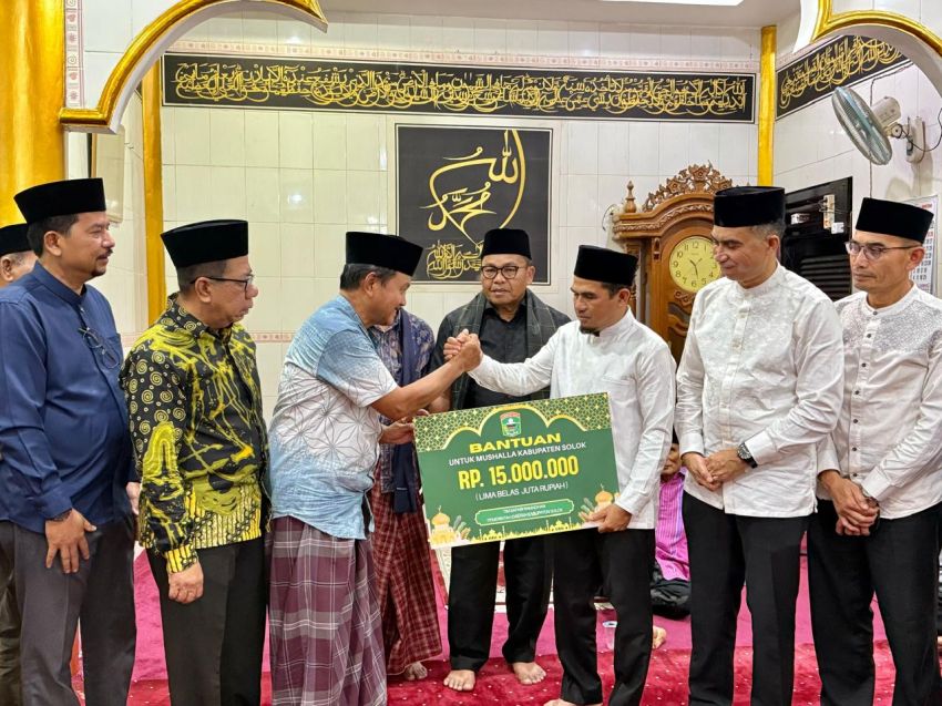 MUSHALLA AKBAR BALAI LALANG SANING BAKA DIKUNJUNGI TIM SAFARI RAMADHAN KABUPATEN
