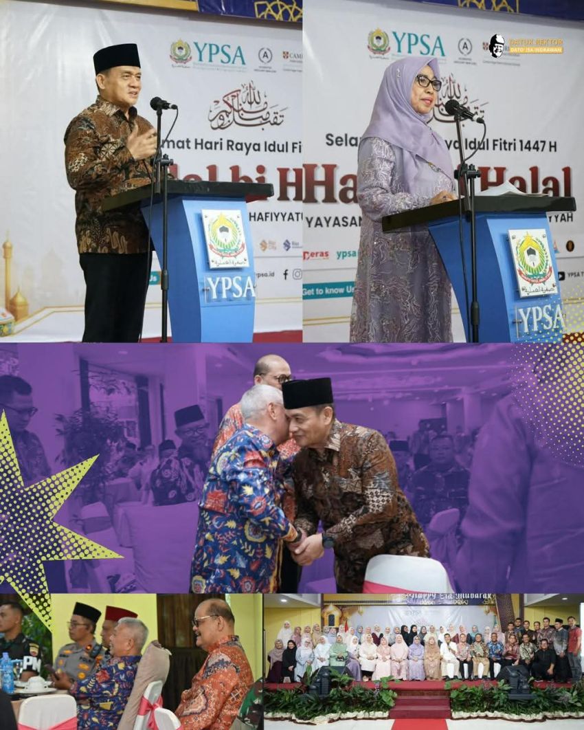 Rektor UNPAB Ajak Perkuat Kebersamaan di Halal Bihalal YPSA 1447 H