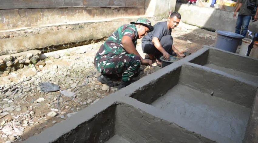 Membangun Kolam, Menyemai Masa Depan: Potret Kasih Satgas TMMD Ke-127 Kodim 0212/Tapsel untuk Rakyat Tapsel