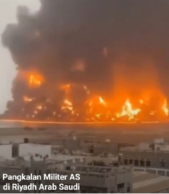 Iran Bombardir Pangkalan Militer Amarika: Balasan Atas Kematian Ali Khamenei, Target Donald Trump dan Nyetanyahu