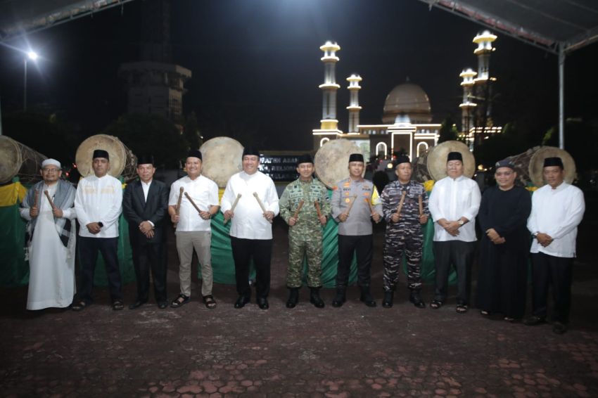 Rangkaian Kegiatan Akhir Ramadhan Berjalan Lancar, Bupati Asahan Lepas Pawai Takbiran