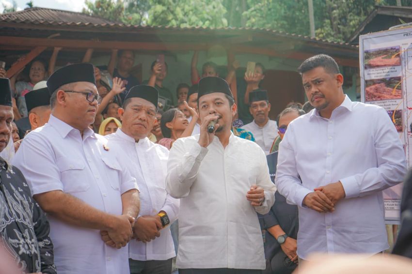 Bupati Paluta Reski Basyah Harahap Dampingi Gubernur Sumut Bobby Nasution, Proyek Jalan Senilai Rp230 Miliar Resmi Diumumkan