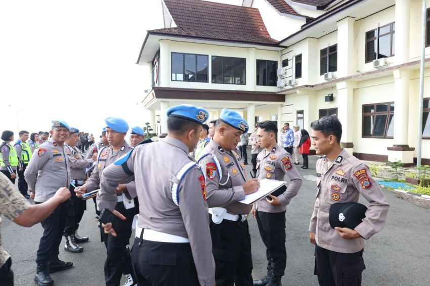 Propam Polda Sumut Sidak Polres Tapanuli Selatan, Disiplin Personel hingga Tes Urine Diperiksa Ketat